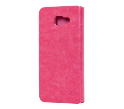 Чохол книжка для Samsung Galaxy A5 2016 (A510) пластиковий якркас рожевий 540486