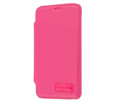 Чохол книжка для Samsung Galaxy A3 (A300) рожевий