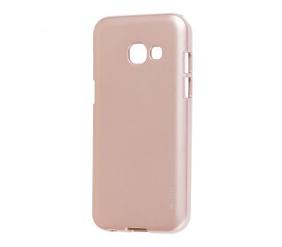 Чохол Goospery для Samsung Galaxy A3 2017 (A320) метал рожеве золото