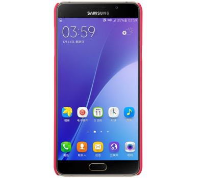 Чохол для Samsung Galaxy A7 2016 (A710) Nillkin із захисною плівкою червоний 541610