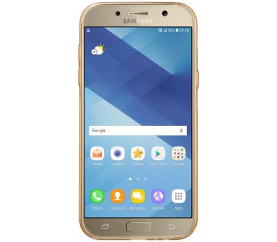 Чохол для Samsung Galaxy A5 2017 (A520) Nillkin Nature золотий/прозорий 541747