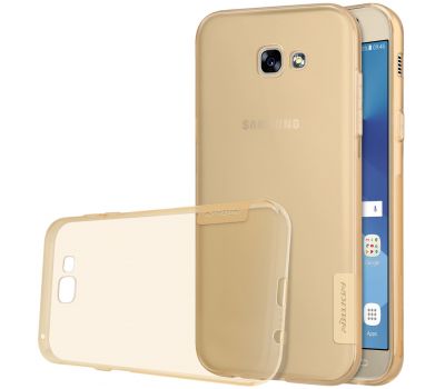 Чохол для Samsung Galaxy A5 2017 (A520) Nillkin Nature золотий/прозорий