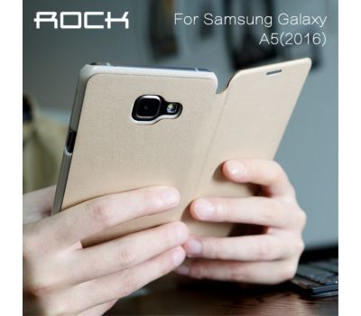 Чохол для Samsung Galaxy A5 2016 (A510) Rock Touch Series золотистий 542450