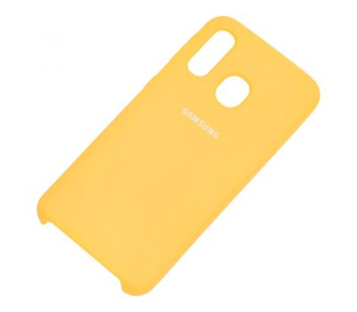 Чохол для Samsung Galaxy A40 (A405) Silky Soft Touch "жовтий" 543864