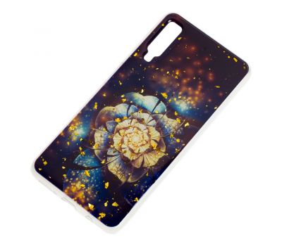 Чохол для Samsung Galaxy A7 2018 (A750) Art confetti "квітка" 545198