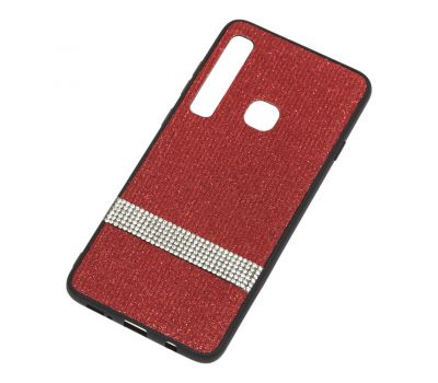 Чохол для Samsung Galaxy A9 2018 (A920) Swarovski (смуга) червоний 546433