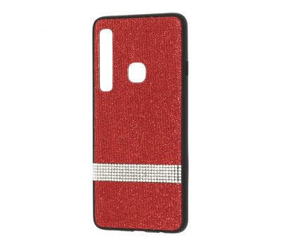 Чохол для Samsung Galaxy A9 2018 (A920) Swarovski (смуга) червоний