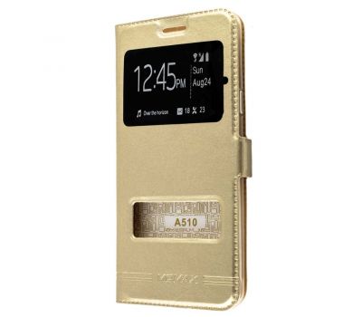 Чохол книжка для Samsung Galaxy A5 2016 (A510) Momax золотистий