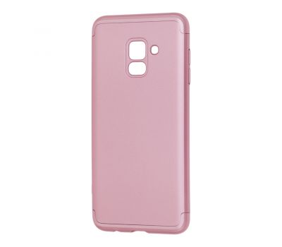 Чохол GKK LikGus для Samsung Galaxy A8 2018 (A530) 360 рожевий 546068