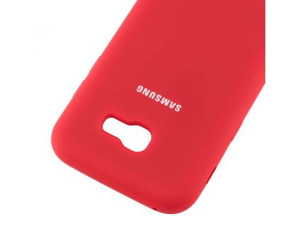 Чохол для Samsung Galaxy A5 2017 (A520) Silky Soft Touch темно-червоний 546953
