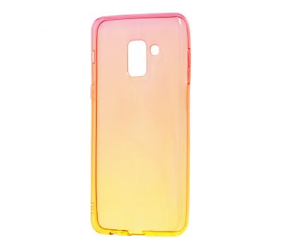 Чохол для Samsung Galaxy A8 2018 (A530) Gradient Design червоно-жовтий