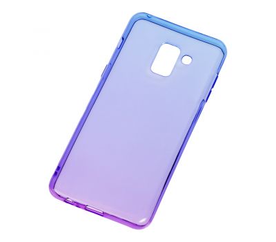 Чохол для Samsung Galaxy A8 2018 (A530) Gradient Design фіолетово-синій 546089