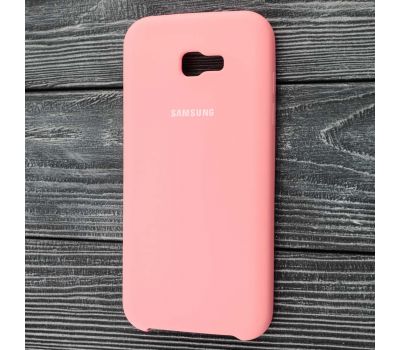 Чохол для Samsung Galaxy A5 2017 (A520) Silky Soft Touch світло рожевий