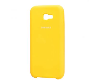 Чохол для Samsung Galaxy A5 2017 (A520) Silky Soft Touch жовтий