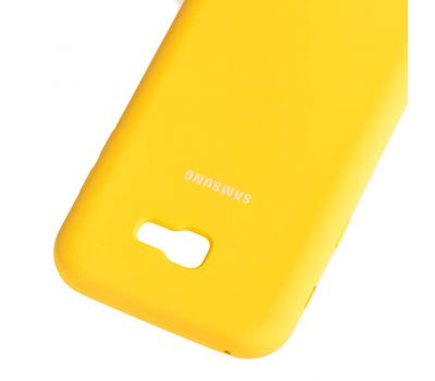 Чохол для Samsung Galaxy A5 2017 (A520) Silky Soft Touch жовтий 546959