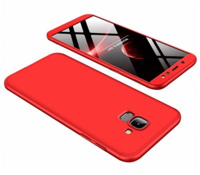 Чохол GKK LikGus для Samsung Galaxy A6 2018 (A600) 360 червоний
