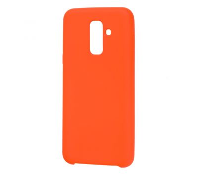Чохол для Samsung Galaxy A6+ 2018 (A605) Silicone помаранчевий