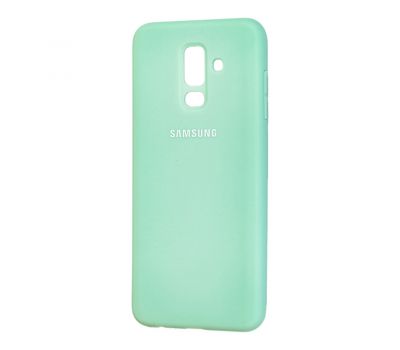 Чохол для Samsung Galaxy A6+ 2018 (A605) Silicone cover бірюзовий