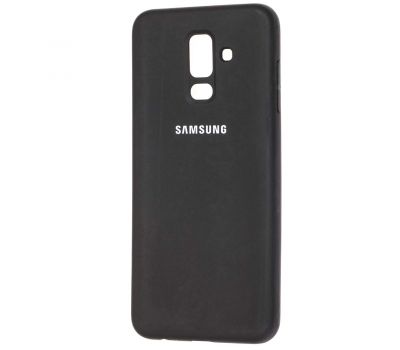 Чохол для Samsung Galaxy A6+ 2018 (A605) Silicone cover чорний