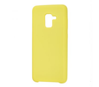 Чохол для Samsung Galaxy A8 2018 (A530) Silicone жовтий