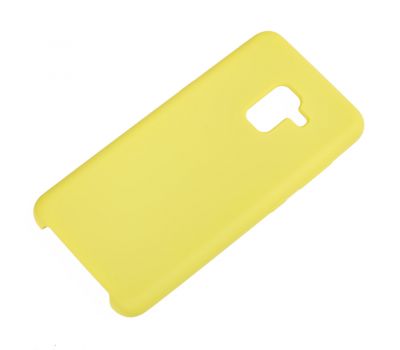 Чохол для Samsung Galaxy A8 2018 (A530) Silicone жовтий 548771