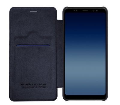 Чохол книжка Nillkin Qin для Samsung Galaxy A8 2018 (A530) чорний 548703