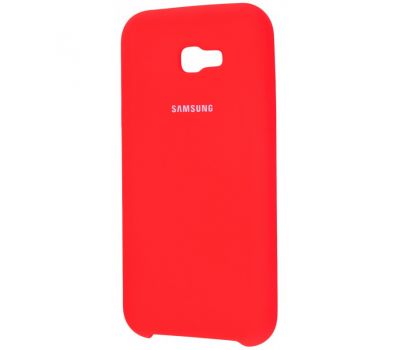 Чохол для Samsung Galaxy A7 2017 (A720) Silky Soft Touch червоний