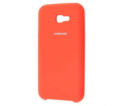 Чохол для Samsung Galaxy A7 2017 (A720) Silky Soft Touch помаранчевий