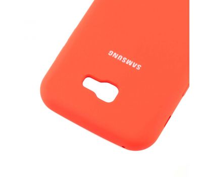 Чохол для Samsung Galaxy A7 2017 (A720) Silky Soft Touch помаранчевий 548075