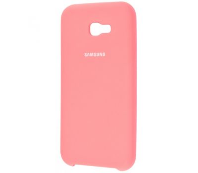 Чохол для Samsung Galaxy A7 2017 (A720) Silky Soft Touch світло рожевий