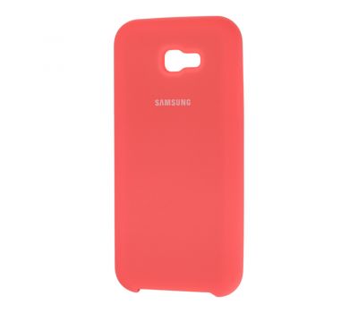 Чохол для Samsung Galaxy A7 2017 (A720) Silky Soft Touch яскраво-рожевий