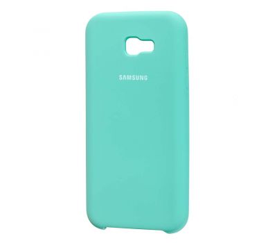 Чохол для Samsung Galaxy A7 2017 (A720) Silky Soft Touch бірюзовий