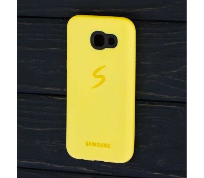 Чохол для Samsung Galaxy A5 2017 (A520) Silicon case жовтий