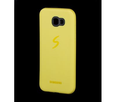 Чохол для Samsung Galaxy A7 2017 (A720) Silicon case жовтий