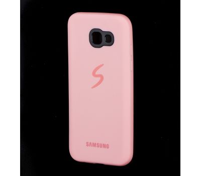Чохол для Samsung Galaxy A5 2017 (A520) Silicon case рожевий