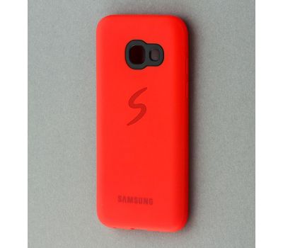 Чохол для Samsung Galaxy A3 2017 (A320) Silicon case червоний