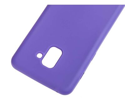 Чохол для Samsung Galaxy A8+ 2018 (A730) Silicone фіолетовий 549098