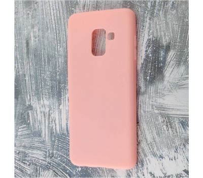 Чохол для Samsung Galaxy A8 2018 (A530) Soft case рожевий