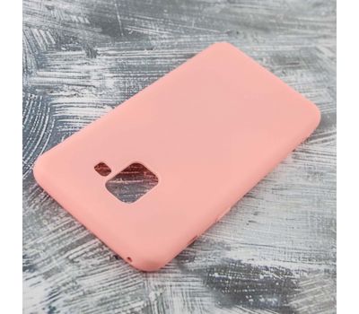 Чохол для Samsung Galaxy A8 2018 (A530) Soft case рожевий 549381