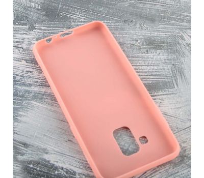 Чохол для Samsung Galaxy A8 2018 (A530) Soft case рожевий 549382