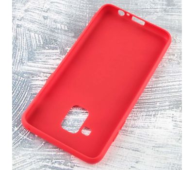 Чохол для Samsung Galaxy A8 2018 (A530) Soft case червоний 549379