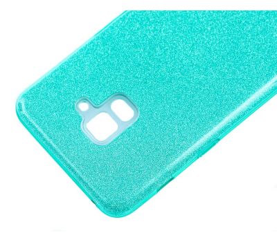 Чохол для Samsung Galaxy A8 2018 (A530) Glitter з блискітками зелений 549537