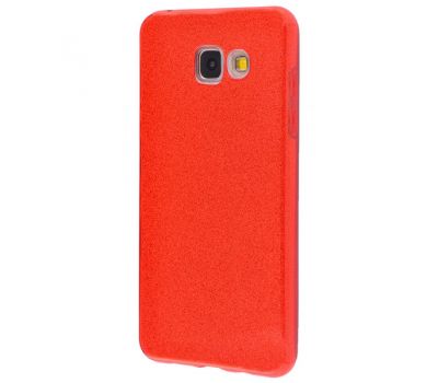 Чохол для Samsung Galaxy A3 2016 (A310) Shining Glitter червоний