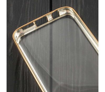 Чохол для Samsung Galaxy A3 2016 (A310) з окантовкою золотистий 551244