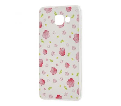 Чохол для Samsung Galaxy A5 2016 (A510) з малюнком рожеві квіточки