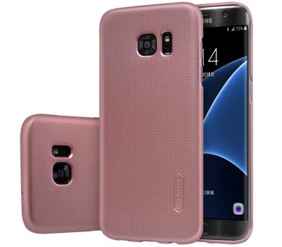 Чохол для Samsung Galaxy S7 Edge (G935) Nillkin із захисною плівкою рожеве золото