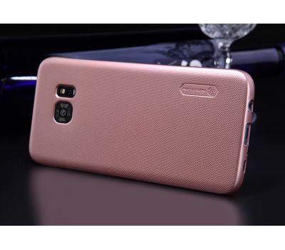 Чохол для Samsung Galaxy S7 Edge (G935) Nillkin із захисною плівкою рожеве золото 552322