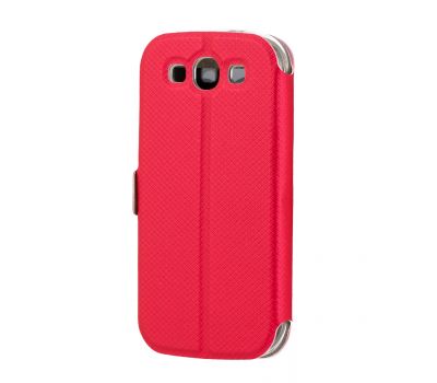 Чохол книжка Samsung Galaxy S3 (i9300) Modern Style з двома вікнами червоний 552060