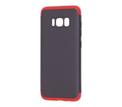 Чохол GKK LikGus для Samsung Galaxy S8 (G950) 360 чорно-червоний 554548