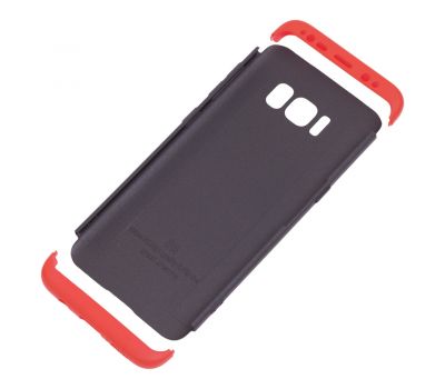 Чохол GKK LikGus для Samsung Galaxy S8 (G950) 360 чорно-червоний 554549